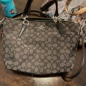 Coach Black and Gray Women's Bag